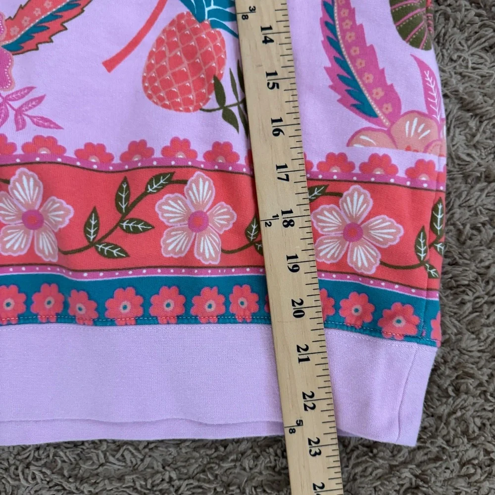 Boden Women's Floral Hummingbird Graphic Sweatshirt size S Casual Athleisure - Picture 9 of 10